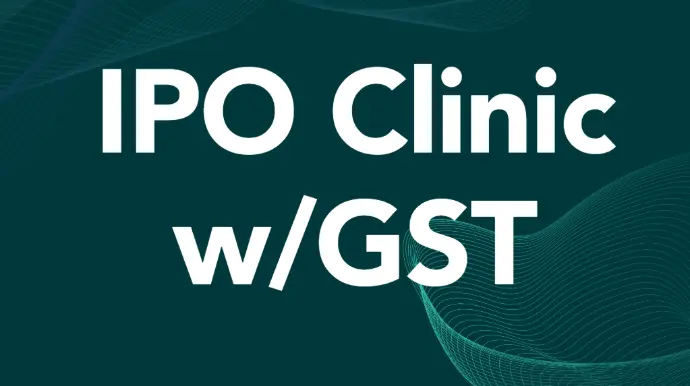 IPO Clinic w/GST